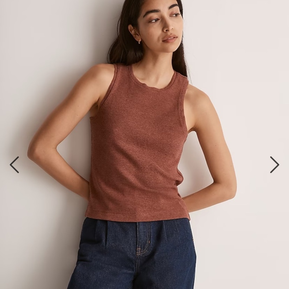 Madewell Ribbed Sleeveless Tank NI101